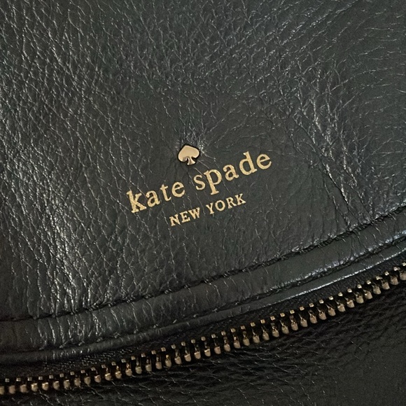 Perfect condition black shoulder bag Kate Spade leather hobo purse - Picture 7 of 7